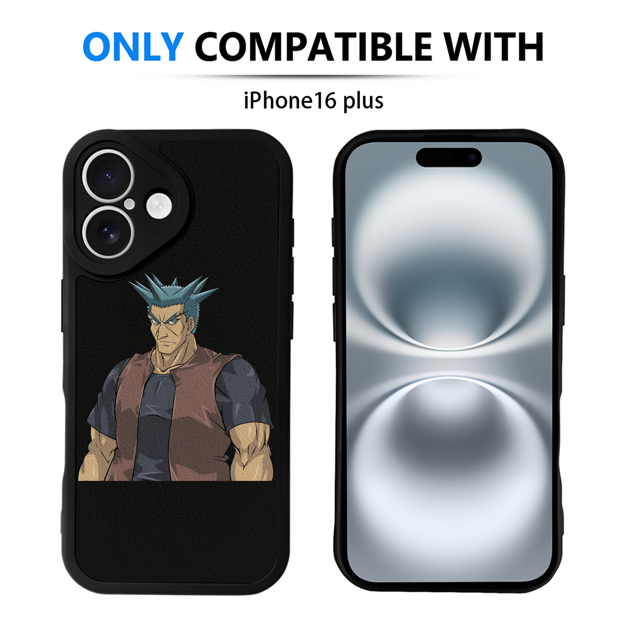遊☆戯☆王 Yu-Gi-Oh! 【iPhone 16シリーズ対応】シリコンスマホケース（レザー調） 材質：シリコン